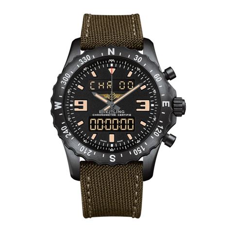 breitling professional chronospace military chronograph men& 39|Breitling chronograph aerospace.